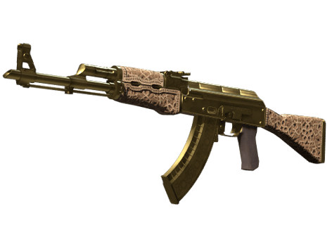 Souvenir AK-47 | Złota arabeska (Lekkie zużycie)