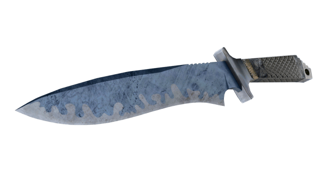 Preview image 2 of ★ Klassisches Messer | Blauer Stahl (Fabrikneu)