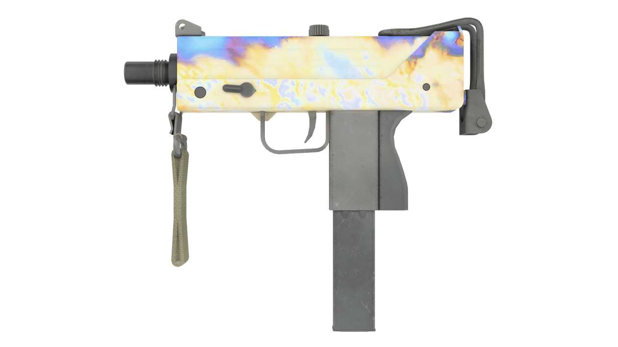 Preview image 1 of MAC-10 | Case Hardened (Original de Fábrica)