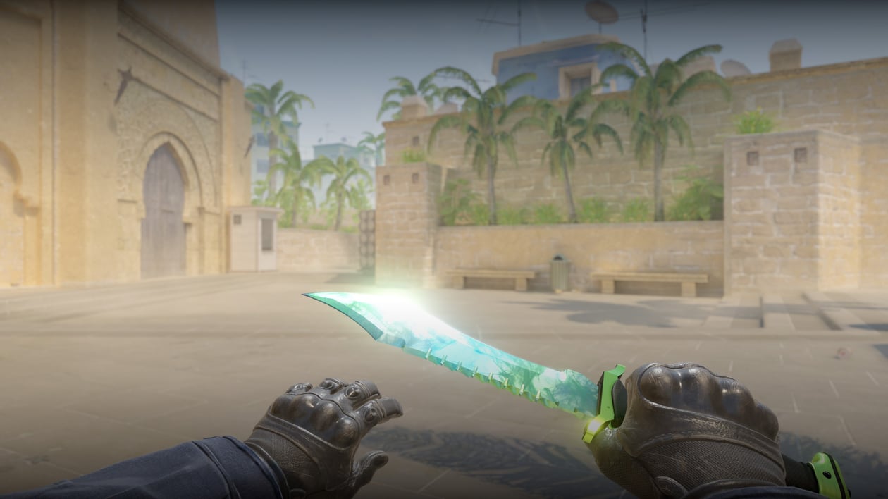 Preview image 6 of ★ Bowiemesser | Gamma Doppler Smaragd (Fabrikneu)