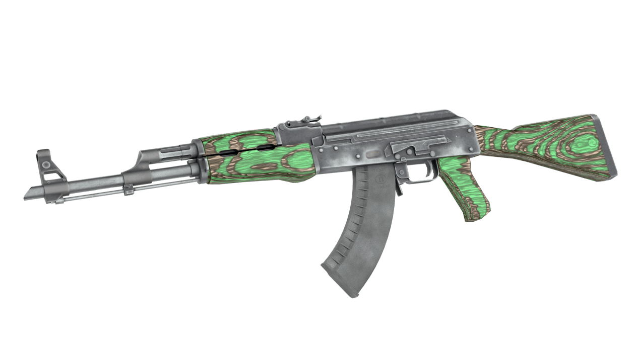 Preview image 2 of AK-47 | Yeşil Laminant (Fabrikadan Yeni Çıkmış)