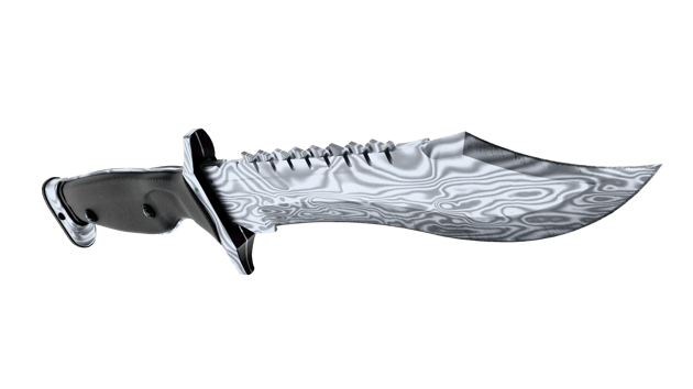 Preview image 5 of ★ Bowie-puukko | Damaskiteräs (Suoraan tehtaalta)