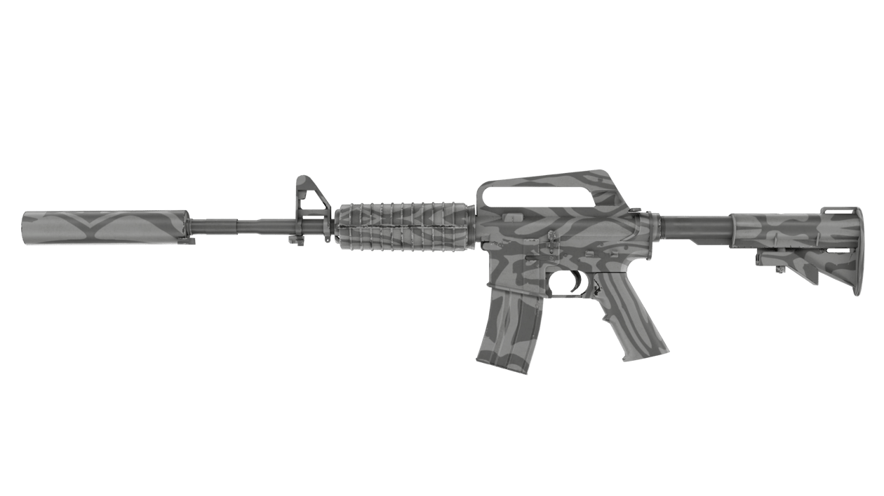 Preview image 1 of M4A1消音版 | 黑水 (略有磨损)