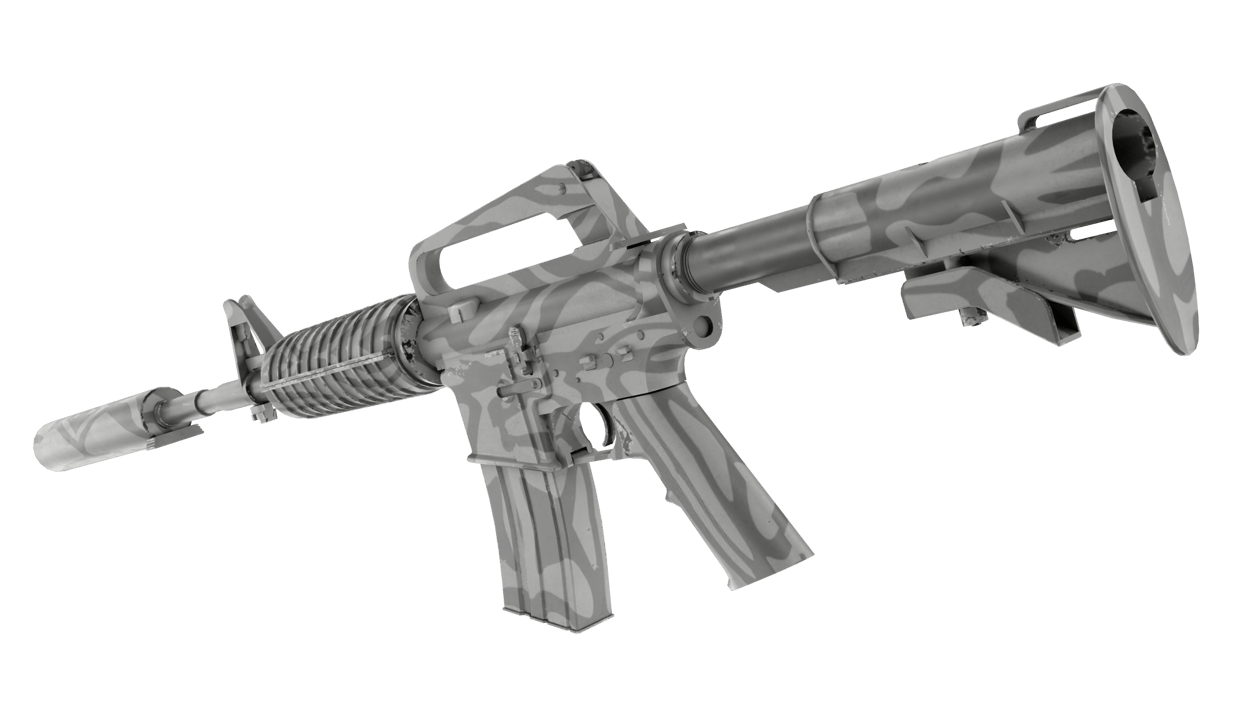 Preview image 3 of M4A1消音版 | 黑水 (略有磨损)