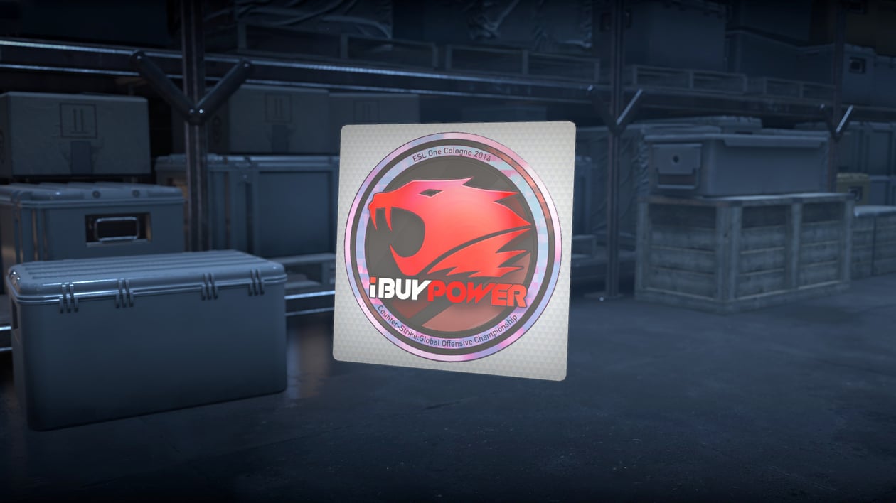 Preview image 2 of Sticker | iBUYPOWER (holograficzna) | Kolonia 2014