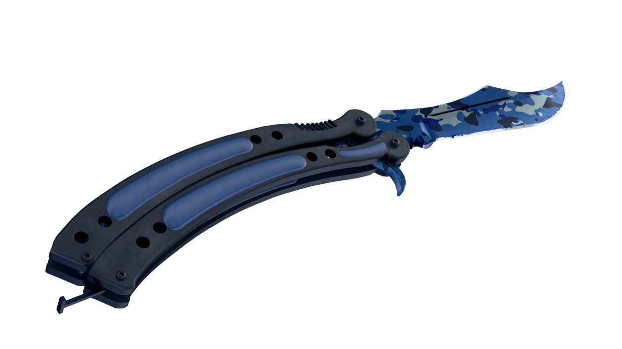 Preview image 4 of ★ Coltello a farfalla | Bright Water (Nuovo di fabbrica)