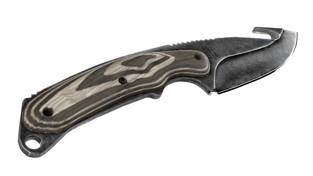 Preview image 4 of ★ Couteau à éviscérer | Noir stratifié (Neuve)