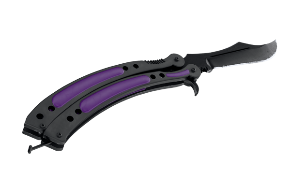 Preview image 4 of ★ Cuchillo Mariposa | Ultravioleta (Recién fabricado)