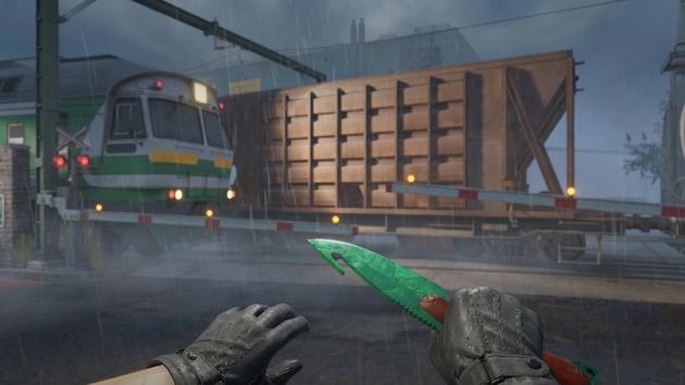 Faca Gut Hook (★) | Gamma Doppler Esmeralda
