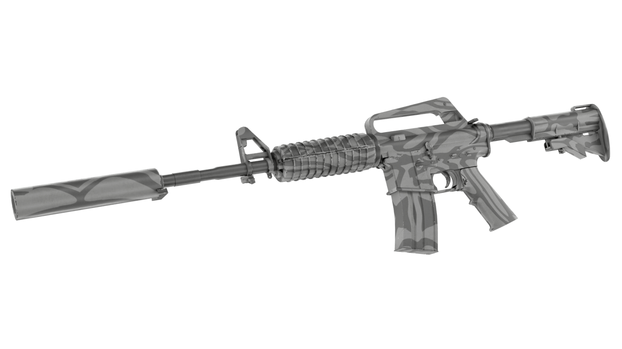 Preview image 2 of M4A1消音版 | 黑水 (略有磨损)