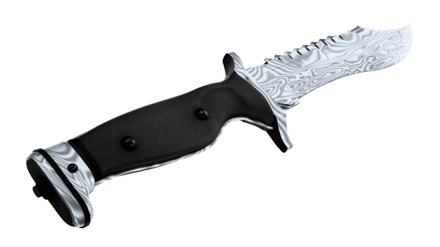 Preview image 4 of ★ Bowie-puukko | Damaskiteräs (Suoraan tehtaalta)