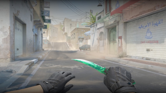 Preview image 6 of ★ Cuchillo plegable | Doppler gamma Esmeralda (Recién fabricado)