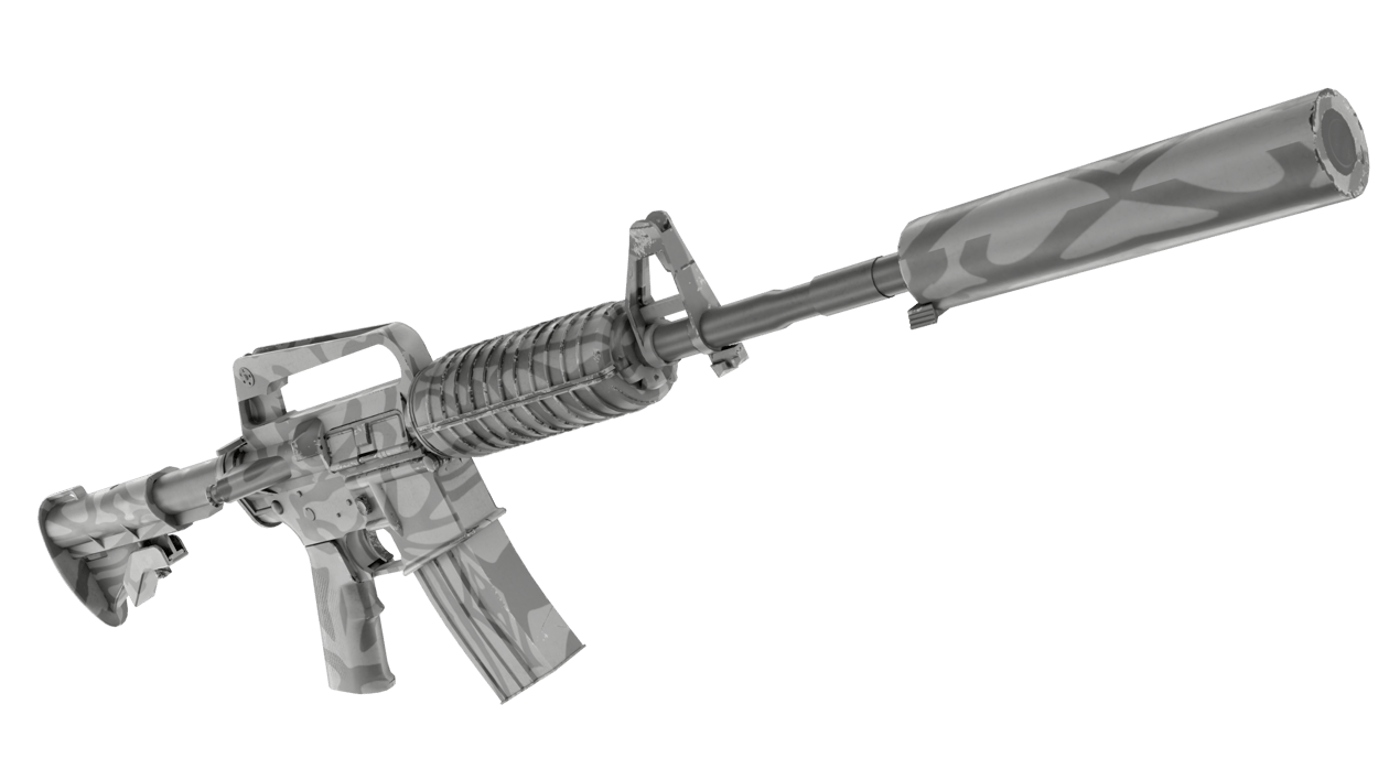 Preview image 5 of M4A1消音版 | 黑水 (略有磨损)