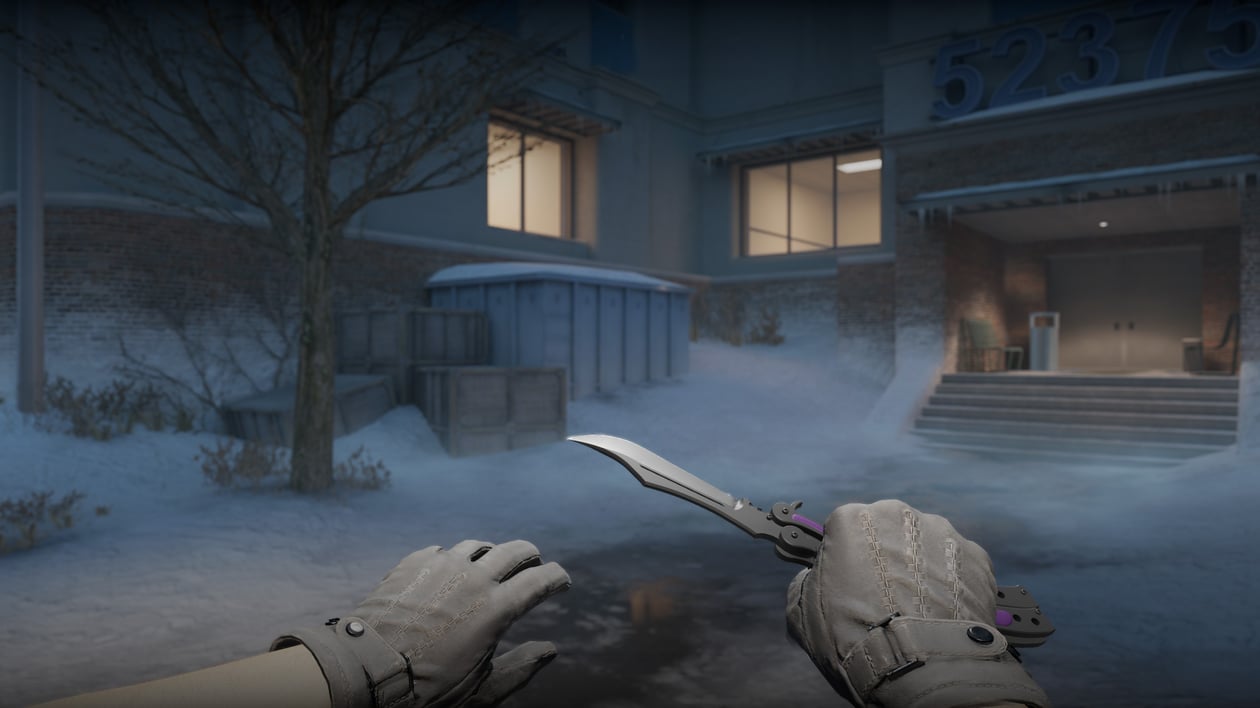 Preview image 6 of ★ Cuchillo Mariposa | Ultravioleta (Recién fabricado)