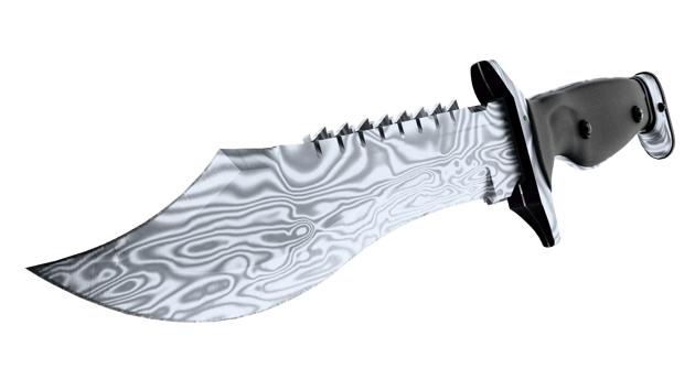 Preview image 2 of ★ Bowie-puukko | Damaskiteräs (Suoraan tehtaalta)