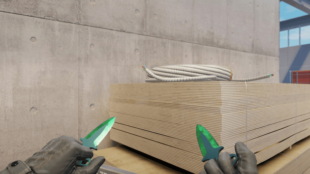 Adagas Sombrias (★) | Gamma Doppler Esmeralda