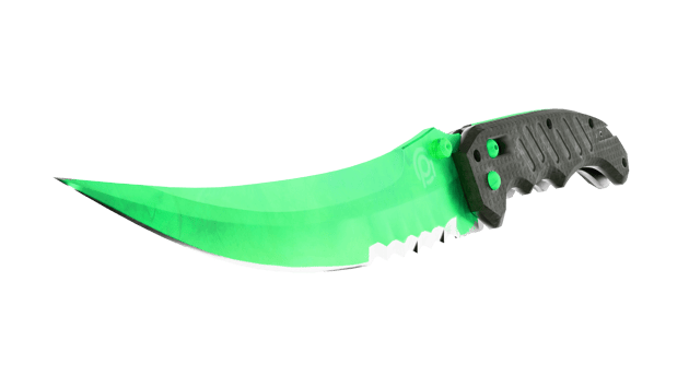 Preview image 2 of ★ Cuchillo plegable | Doppler gamma Esmeralda (Recién fabricado)