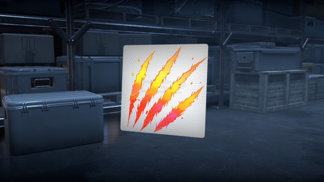 Preview image 2 of Sticker | Kampfspuren (Holo)