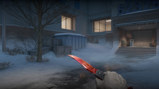 Canivete Falchion (★) | Doppler Rubi (Factory new)