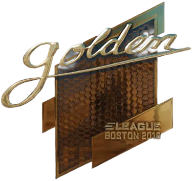 Sticker | Golden(黃金)| Boston 2018