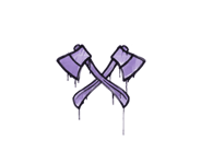 Grafite Lacrado | Machados Cruzados (Violeta violento) image