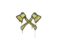 密封的塗鴉 | X 戰斧 (弋光黃) image