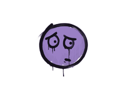 Sinetöity graffiti | Murhe (Väkivaltaisen violetti)
