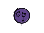 Grafite Lacrado | Preocupado (Roxo monstro) Grafite Lacrado | Preocupado (Roxo monstro) image