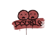 Graffito sigillato | Doppietta (Rosso sangue) Graffito sigillato | Doppietta (Rosso sangue) image