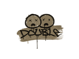Graffito sigillato | Doppietta (Marrone polvere)