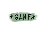 Graffito sigillato | GLHF (Verde dollaro) image