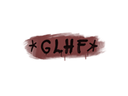 密封的塗鴉 | GLHF (磚紅) image