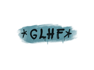Graffito sigillato | GLHF (Blu metallico) Graffito sigillato | GLHF (Blu metallico) image