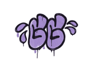 Grafiti precintado | GGWP (violeta violento) Grafiti precintado | GGWP (violeta violento) image