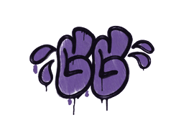 Zalakowane graffiti | GGWP (potworna purpura) image