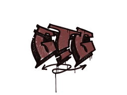 개봉 안 한 그래피티 | GTG (벽돌 붉은색)