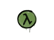 Grafiti precintado | Lambda (verde camuflaje) image