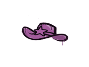 Zalakowane graffiti | Szeryf (róż bazooki) image