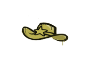 Graffiti scellé | Shérif (Jaune pâle) image