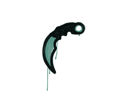 Grafite Lacrado | Karambit (Verde sapo)