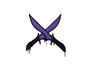 密封的塗鴉 | X 軍刀 (怪獸紫) image