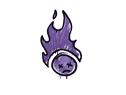 密封的塗鴉 | 烤焦 (怪獸紫) image