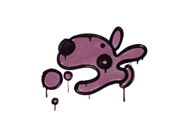Graffito sigillato | Popdog (Rosa principessa)