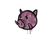 Grafiti precintado | Cerdito (rosa princesa) Grafiti precintado | Cerdito (rosa princesa) image