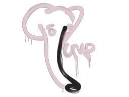 Grafiti precintado | Retroceso - UMP-45 (rosa cerdo de la guerra)