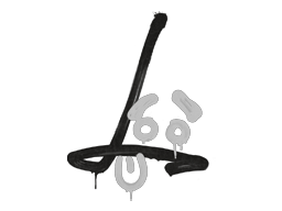 Graffiti scellé | Motif du recul du SG 553 (Blanc requin)