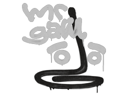 Grafite Lacrado | Galil AR (Coice) (Branco tubarão)