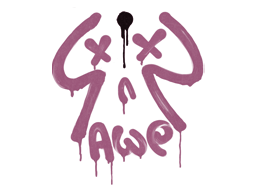 Sinetöity graffiti | Rekyyli – AWP (Prinsessan pinkki)