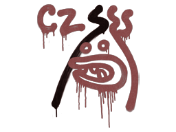 Graffiti nguyên bọc | Recoil CZ-75 (Đỏ gạch)