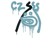 Grafite Lacrado | CZ-75 (Coice) (Azul fio) image